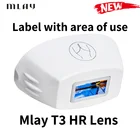Объектив Maly T3 500000 вспышек, удаление волос Melsya, линза для бикини, лицевая HR линза для волос на теле