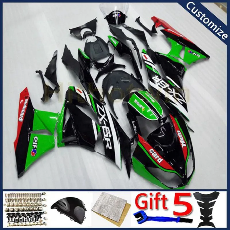 

motorcycle fairing For ZX-6R 2009 2010 2011 2012 ZX636 09 10 11 12 ZX6R motorcycle plastic cover Injection mold red green