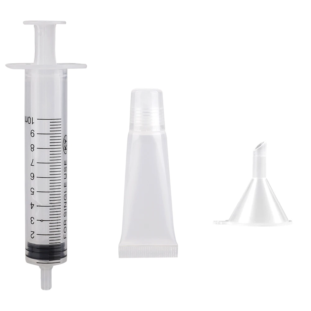 50 шт. косой рот Сделай Сам блеск для губ добавка трубки косметический суб розлив