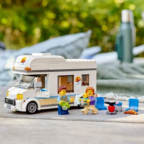Фигурки Lego City 60283 игрушечные фигурки автодома строительные наборы для детей