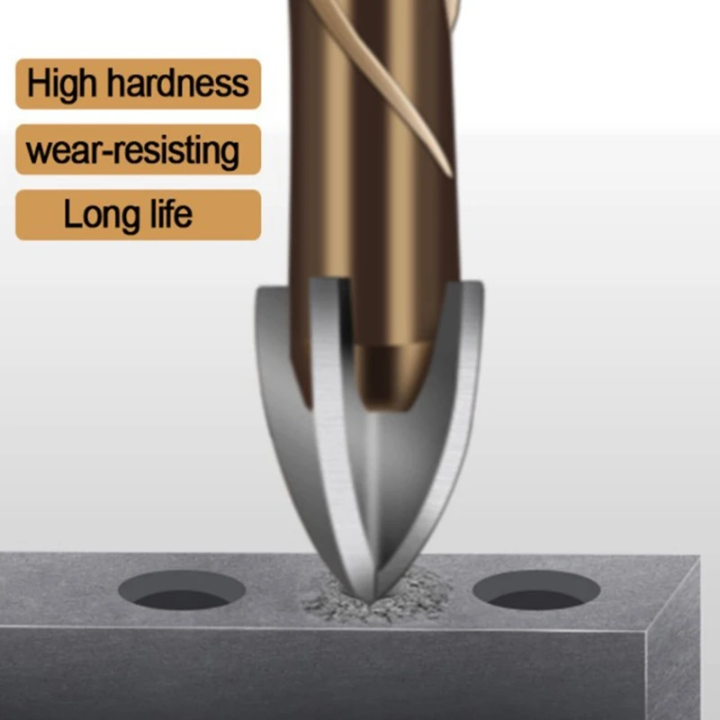 

7Pcs Cross Hex Tile Drill Bits Set for Glass Ceramic Concrete Hole Opener Hard Alloy Bit Tools(3/4/5/6/8/10/12mm)