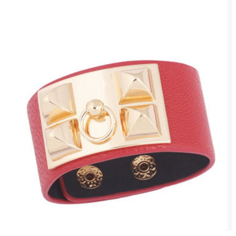 Преувеличенный браслет в стиле панк уникальный браслет-гвоздик с заклепками