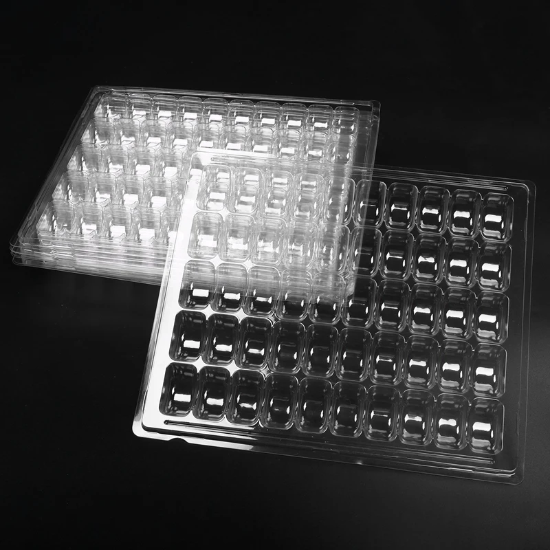 Прозрачные контейнеры для хранения питомцев французских Макарон-Вмещает 50