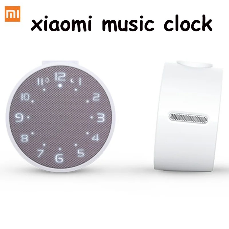 Оригинальный Xiaomi Mi музыкальный будильник часы портативный Bluetooth 4 1 10 м 2600 мАч в