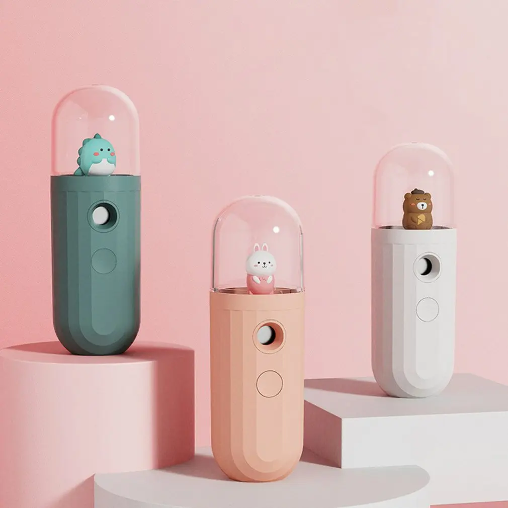 

Moisturizer Portable Handheld Girl Cartoon Water Spray Moisturizing Summer Water Refill Facial Beauty Moisturing