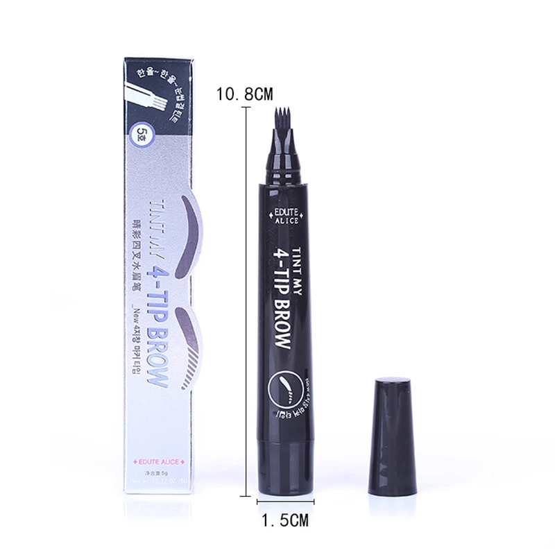 1 шт. натуральная тату ручка для микроблейдинга бровей с 4 микро наконечниками