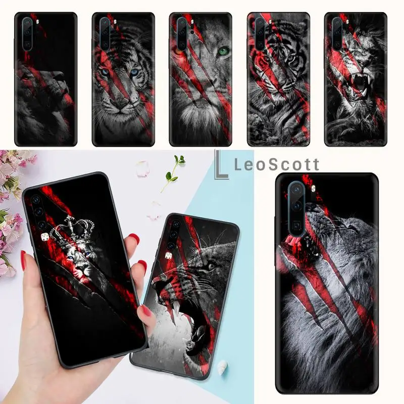 

Tiger Leopard Lion Phone Case For Huawei honor Mate P 9 10 20 30 40 Pro 10i 7 8 a x Lite nova 5t