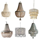 Винтажная люстра UMEILUCE, светильники, деревянная Подвесная лампа в стиле ретро для столовой, гостиной, промышленного фермерского стиля