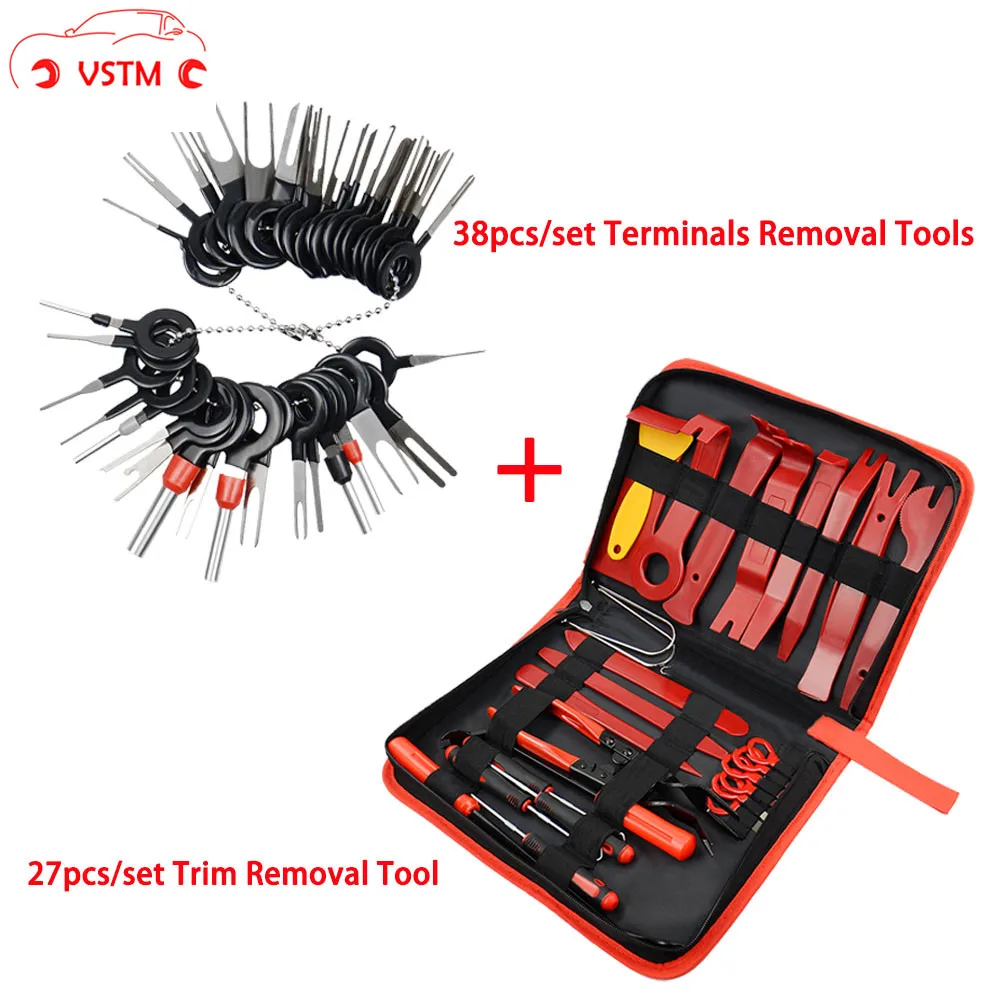 Набор инструментов для удаления автомобильной отделки 65 шт./компл. универсальные