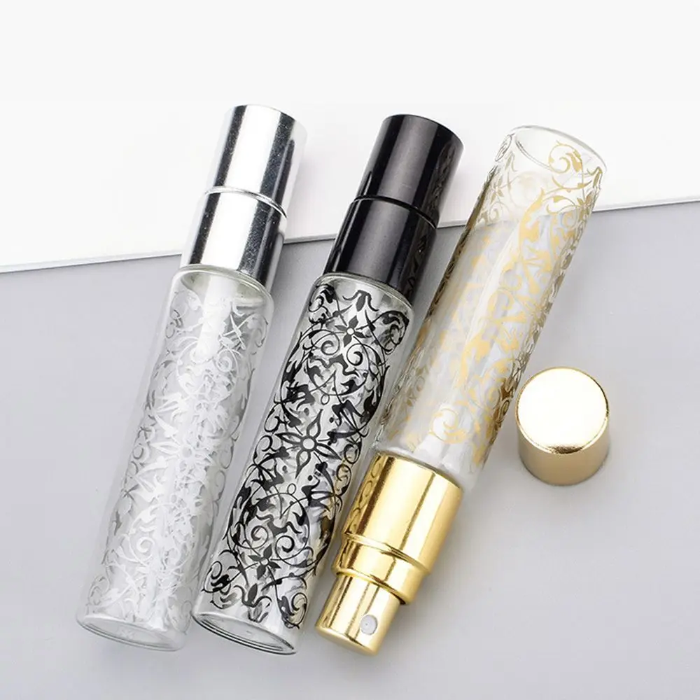 

Empty Glass Spray Bottle 10ml Japan Flowers Printed Perfume Atomizer Bottle Refillable Portable Perfume Bottle Fine Mist Spray