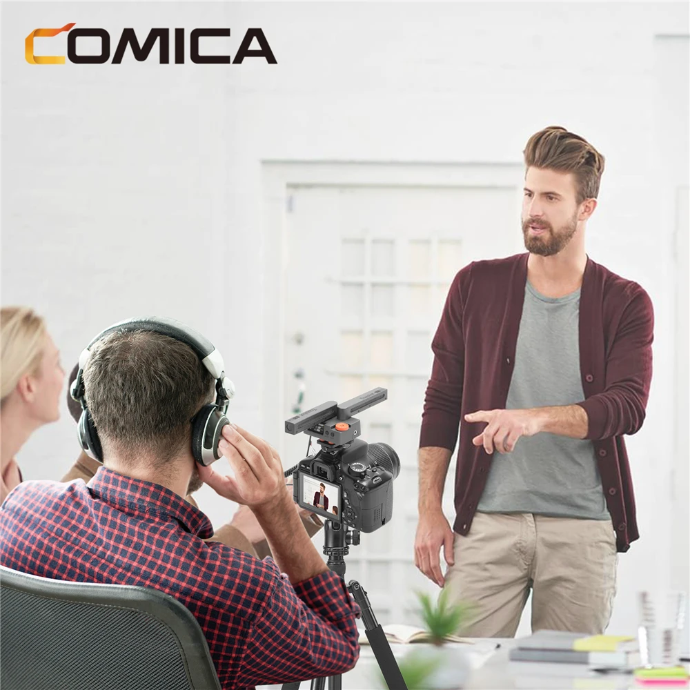 

COMICA Traxshot SLR Microphone Camera Microphone Interview Microphone Radio Mic External Recording Microphone Professional mic