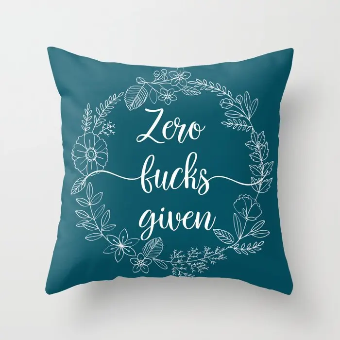 

45*45cm Teal Blue Pillowcase Ins Style Cushion Case Home Decorative Lumbar Pillow Cover Sofa Car Cushion Cover Decor