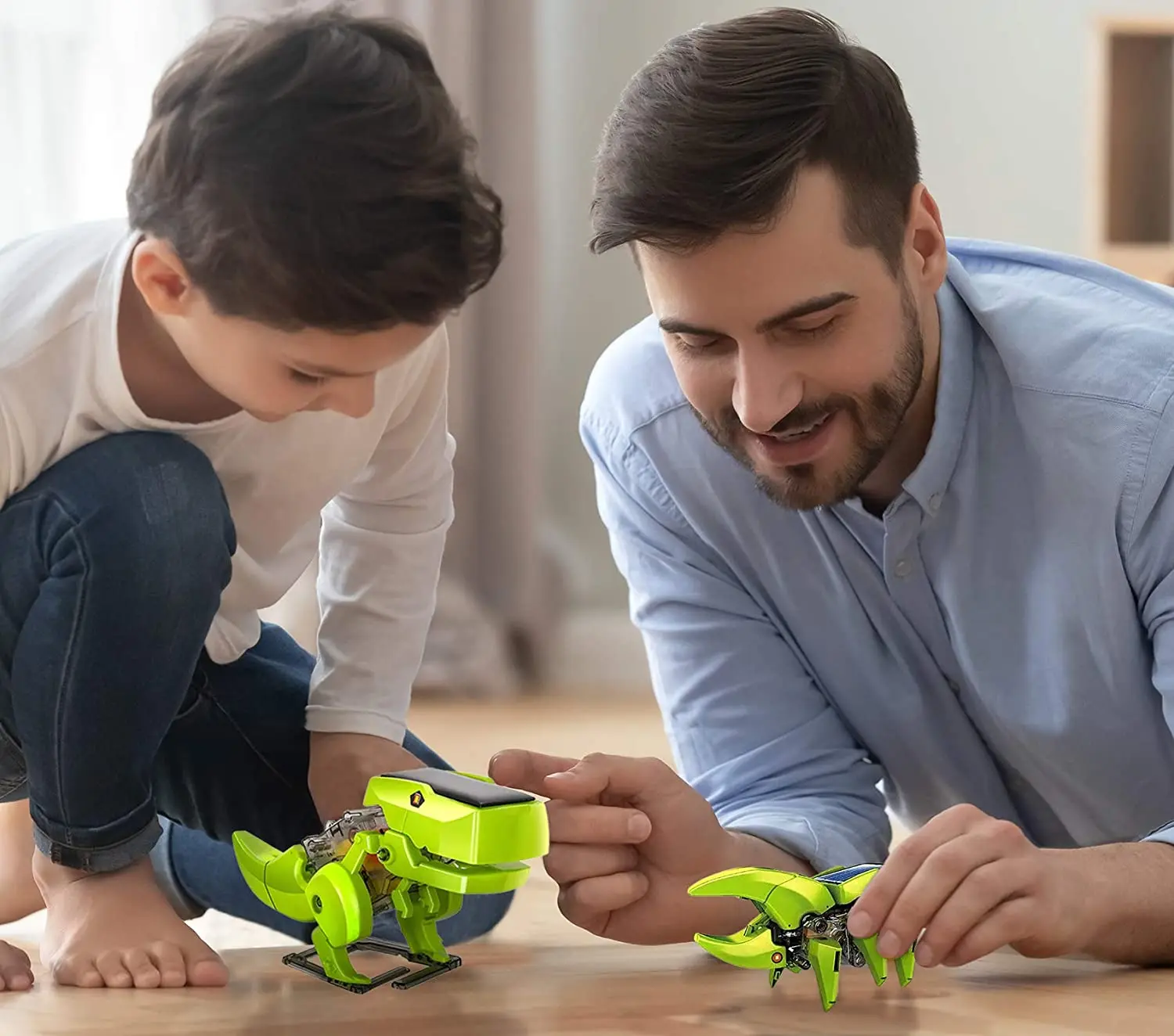 3-in-1 Science Robot Building Kit Build Toys STEM Solar Power Dinosaur T-Rex Transforming Robots Discovery Educational Learning | Игрушки и