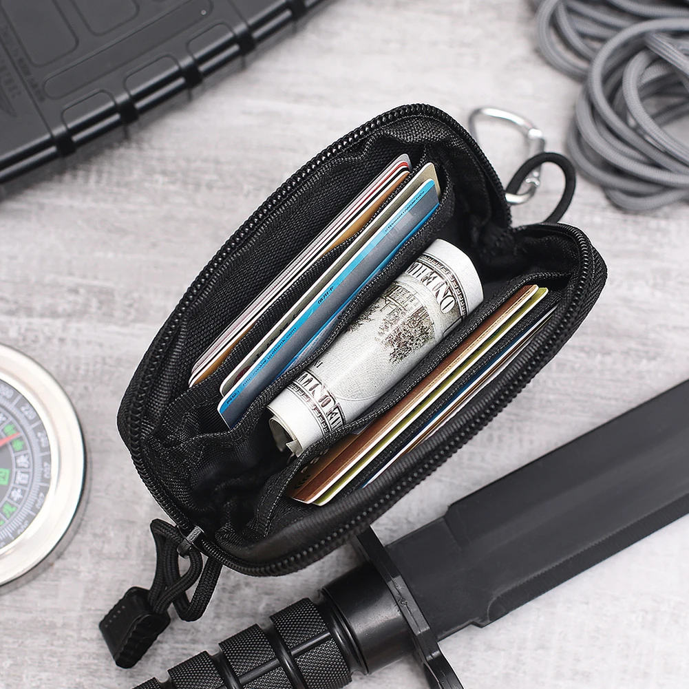 Waterproof EDC Pouch Mini Key Wallet Holder Phone Coin Purse Travel Kit Pack Waist Bag for Hunting | Спорт и развлечения