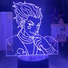 Лампа Goku, фигурка детской спальни, Декор, ночсветильник, крутой подарок для детей на день рождения, аниме гаджет, светодиодный ночсветильник, 3d иллюзия