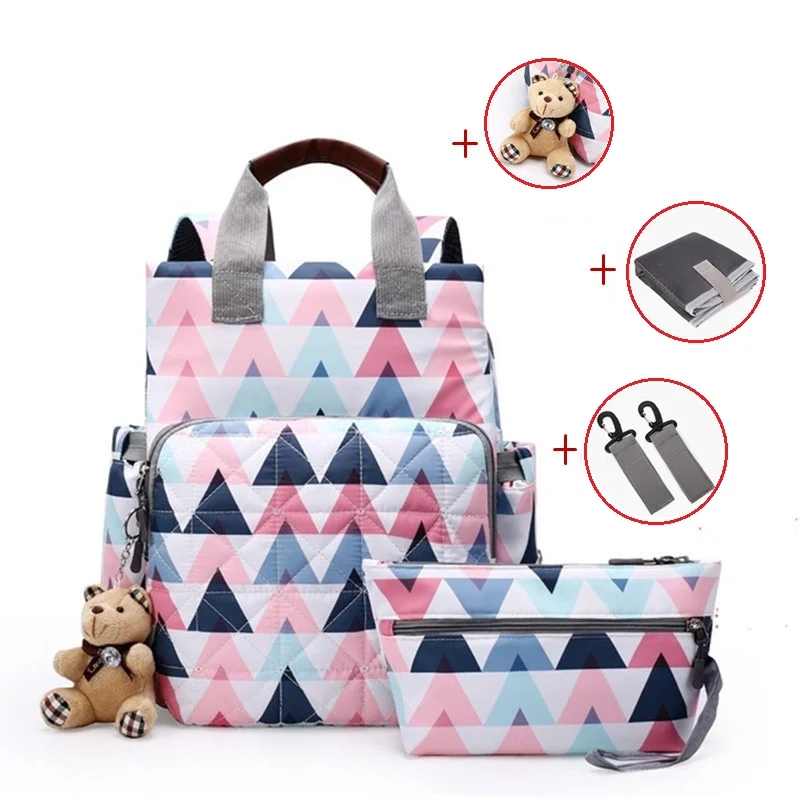 Universal Baby Stroller Bag Organizer Bag Cartoon Design Waterproof Car Hanging Basket Storage Stroller Accessories