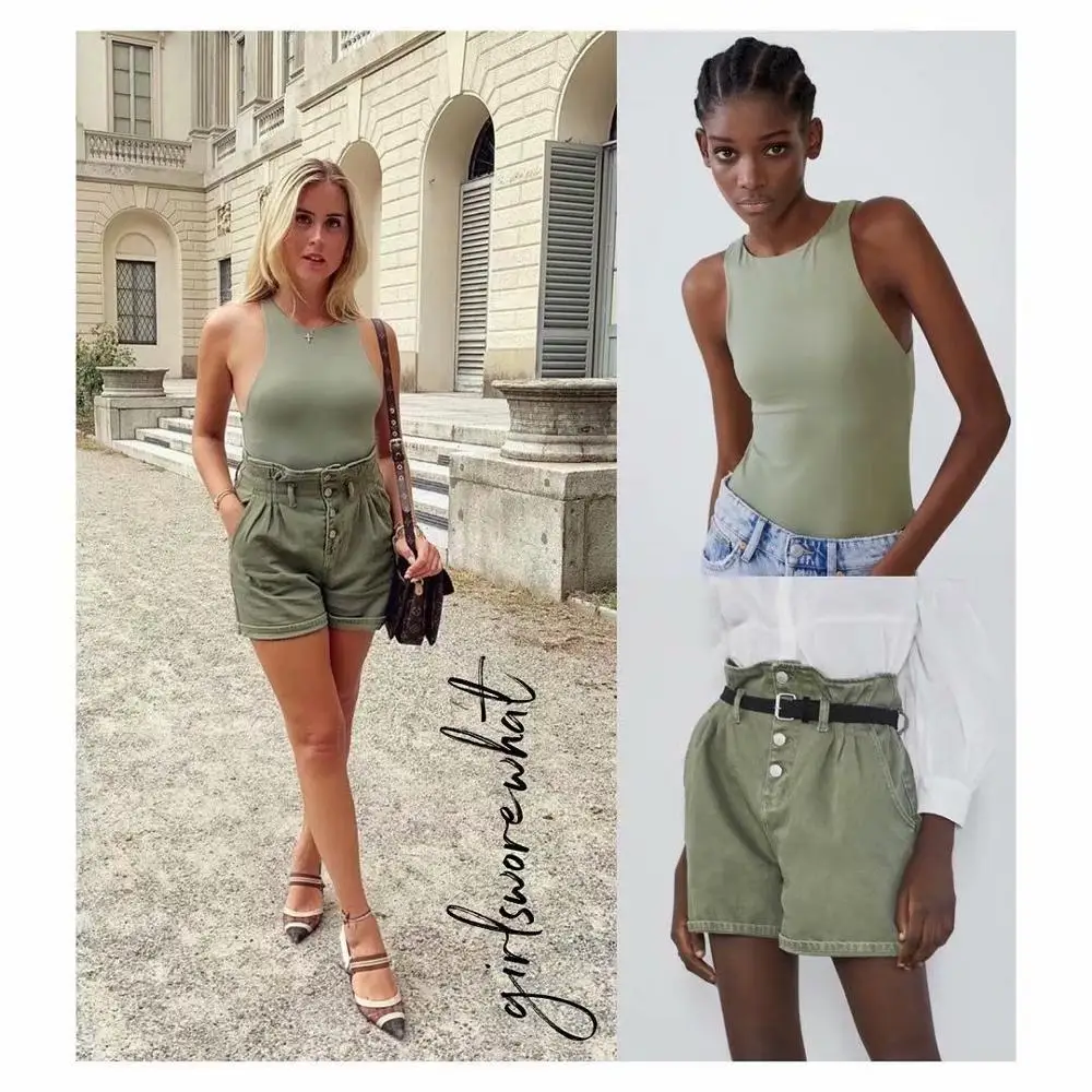 Боди женское однотонное с круглым вырезом базовая пикантная футболка без