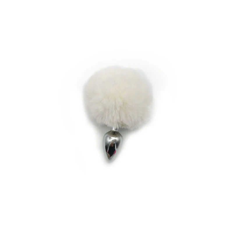 Small Size Metal Rabbit Tail Anal Plug Stainless Steel Bunny Butt Sex Toys for Women Adult Products | Красота и здоровье