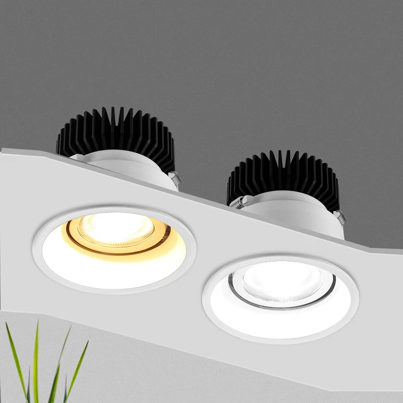 

Антибликовый светодиодный светильник, 5 Вт, 7 Вт, 15 Вт, 20 Вт, Светодиодный точечный светильник 220 В, светодиодная лампочка, встраиваемый потоло...