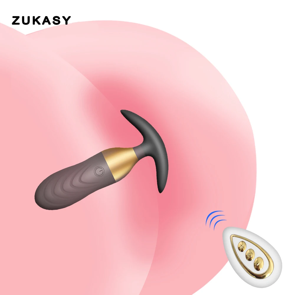 Анальная пробка вибратор для женщин анальный стимулятор простаты и секс игрушки