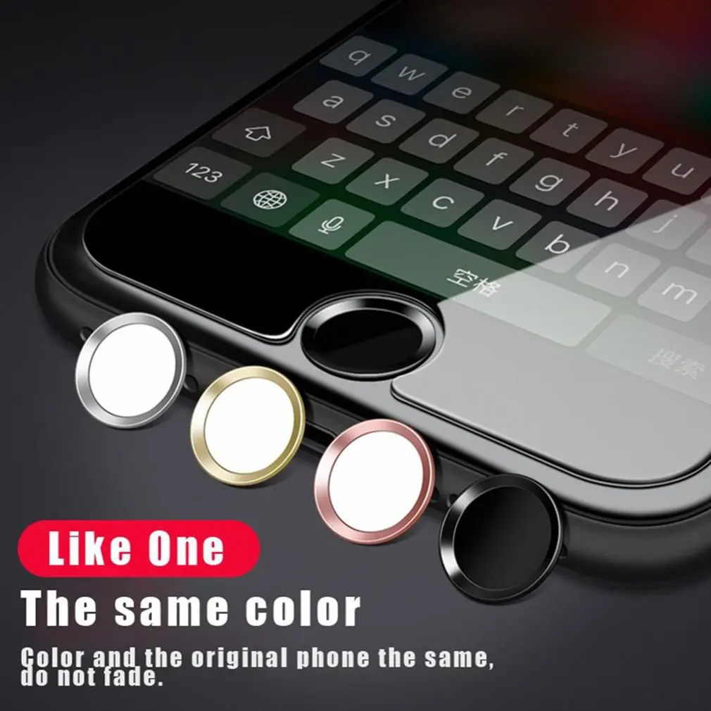 Поддержка разблокировки по отпечатку пальца Touch Key ID Home Button Sticker Protector Keyboard Keycap для