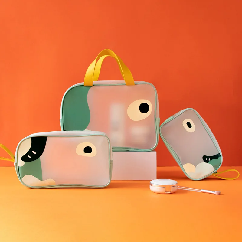 

Square Portable Cosmetic Bag Plush Cute fashion Make Up Cases Organizer Travel Toiletries Storage Makeup Bag for Women Girls