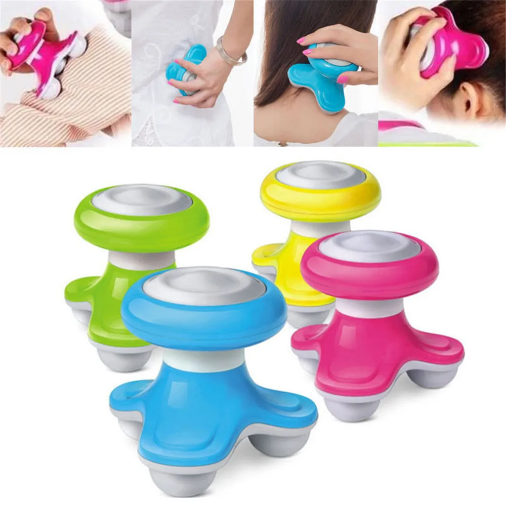 Ручной мини массажер usb корпус вырез резинка на талии плечи Массажный инструмент