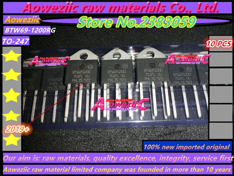 Aoweziic 2019 + 100 новая импортная оригинальная фотовспышка BTW691000 50A 1000V BTW691200 1200V TO-247 Triac