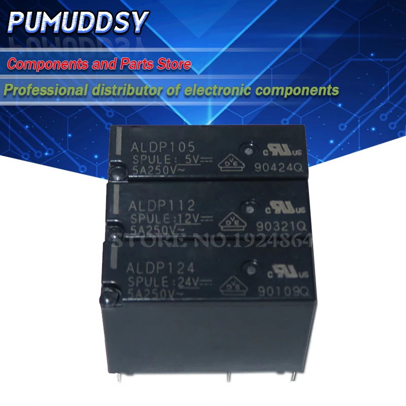 5 шт./лот реле ALDP105 ALDP112 ALDP124 5V 12V 24V 5A 250V DIP4 новое и оригинальное