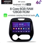 720P 360 6 ГБ + 128 г беспроводной Carplay 10,1 