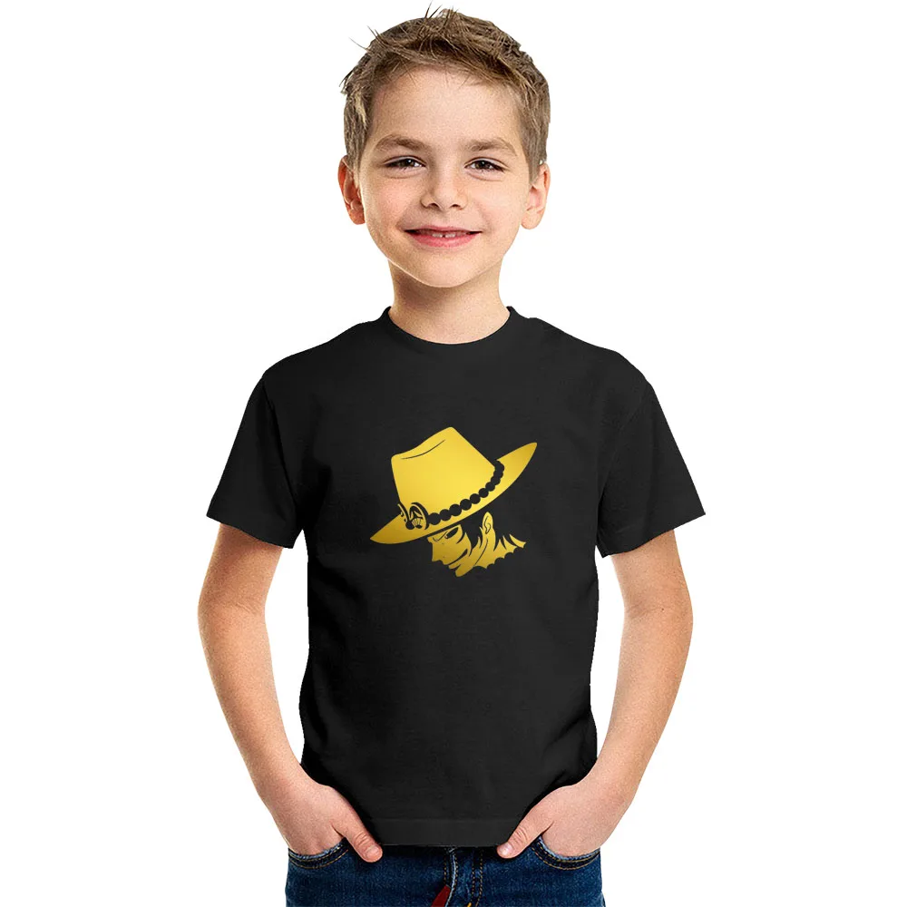 

2020 Summer Children's Clothing One Piece Luffy Boys Short Sleeve T-shirt Men Women Family T Shirt Tees Cotton Baby Clothes
