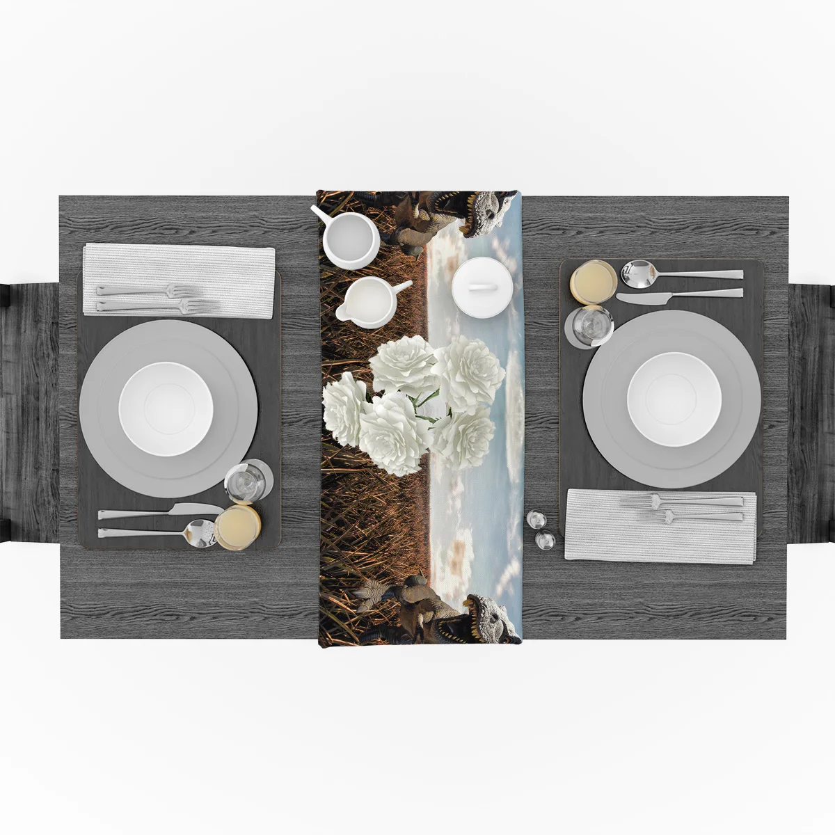 Картинка с динозавром задний фон настольная дорожка вечерние свадебные