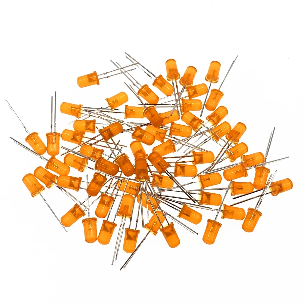 100 шт. 5 мм светодиодные диодные лампы в ассортименте набор светодиодов для