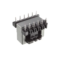 uxcell 5 sets ee28 6 with 6pin transformer bobbin pc40 ferrite core vertical 10 ferrite halves and 5 bobbin