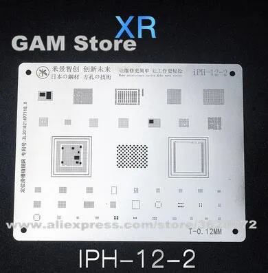 

iPhone XS/XS Max BGA A12 CPU RAM Nand Wifi Baseband Power Audio IC Reball MIJING