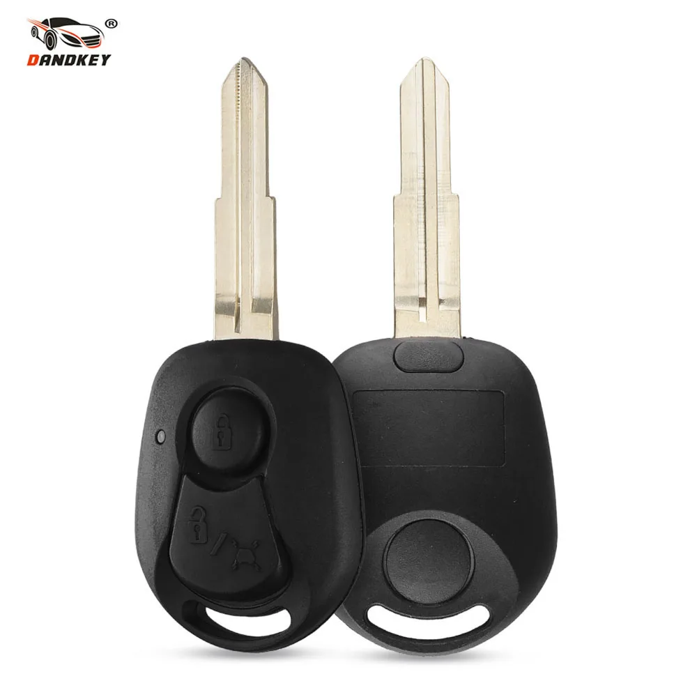 DANDKEY Cut/Uncut blade 2 кнопки Удалить чехол для ключей оболочка брелок стиль SSANGYONG ACTYON KYRON
