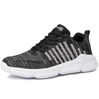 sports shoes mens spring and autumn large size mens shoes casual mesh shoes running shoes flying woven outdoor shoes travel
