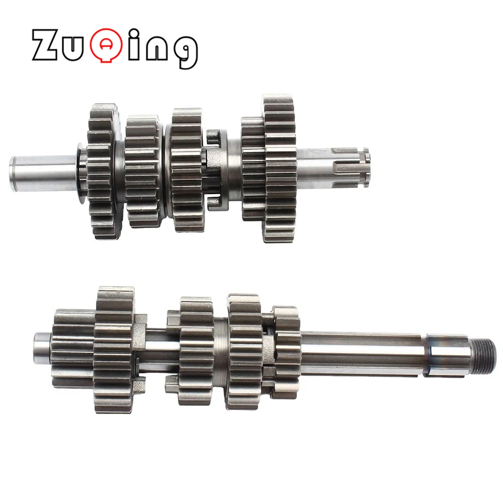 

Motorcycle Gear Box Main Counter Shafts For Zongshen 2V Z190 190cc Pit Dirt Bike the engine code No.: ZS1P62YML-2