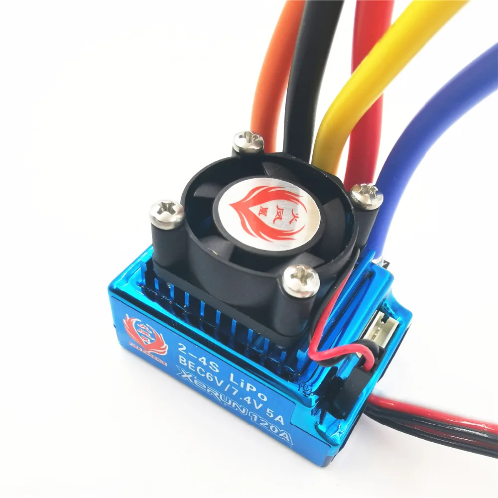 fire phoenix 120a xerun бесщеточный esc с сенсорны