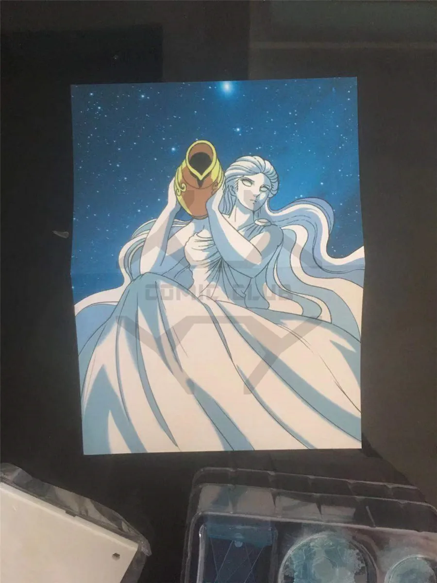 Комикс клуб Saint Seiya тканевый миф аквариус камус Cygnus Hyoga снежинка