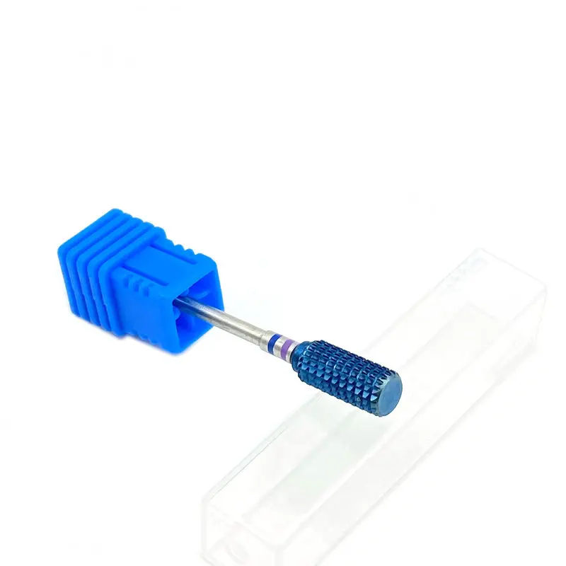 5 шт. синий Вольфрам Карбид Боры Нано покрытие ногтей сверло стоматологические