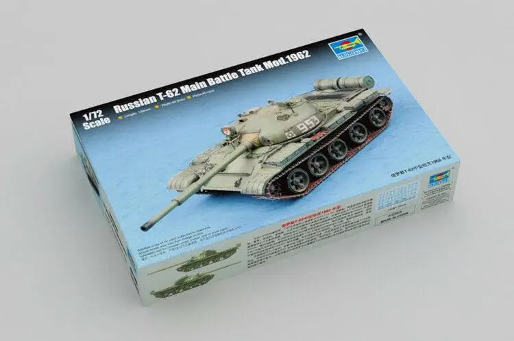 

Трубач 1/72 07146 советский T-62 основной боевой танк модель 1962