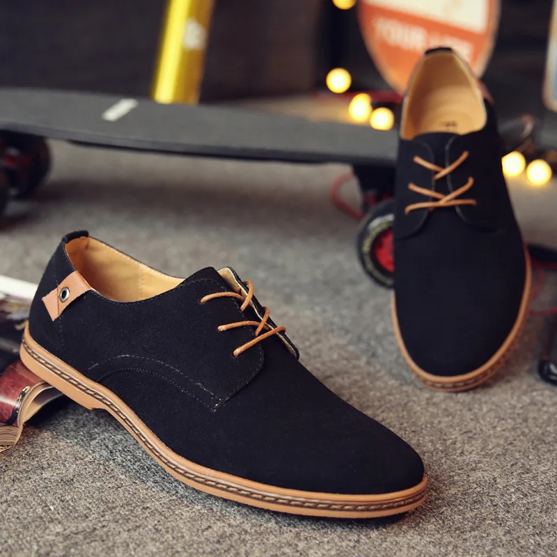 

Spring shoes daily casual shoes matte men's leather shoes with large size mens designer shoes men loafers zapatos de hombre