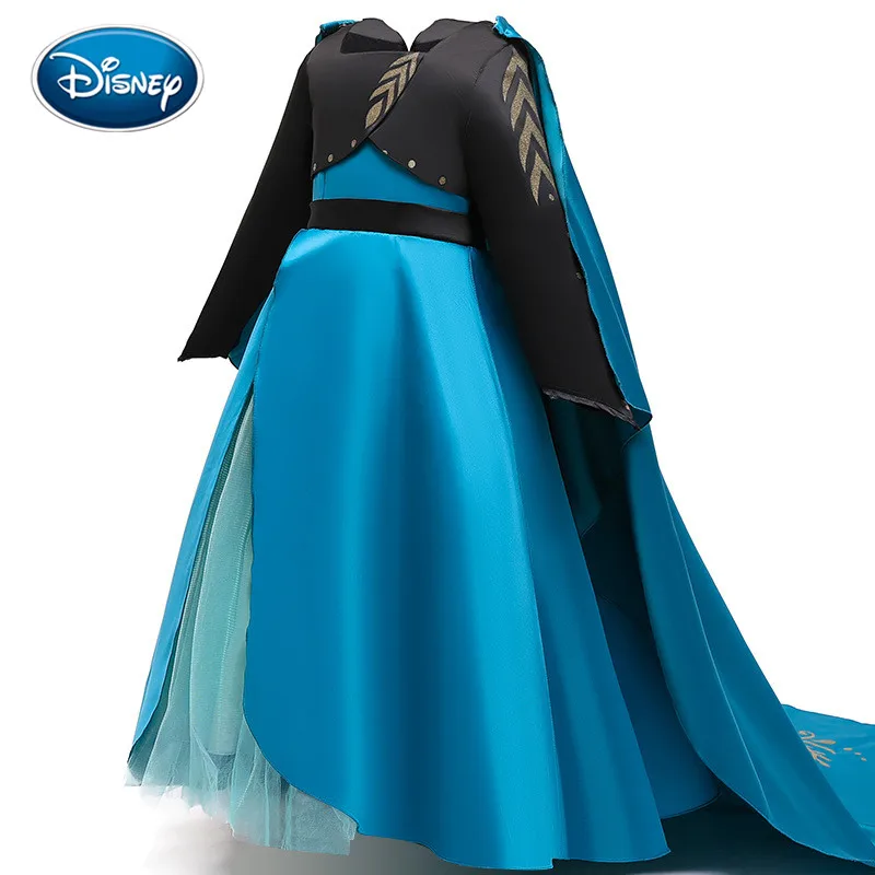 Дисней Холодное сердце 2 платье принцессы Эльзы юбка подарок для девочек