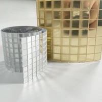100x8cm acrylic mirror mosaic adhesive sticker diy handmade craft home decoration bedroom entertainment wallsticker