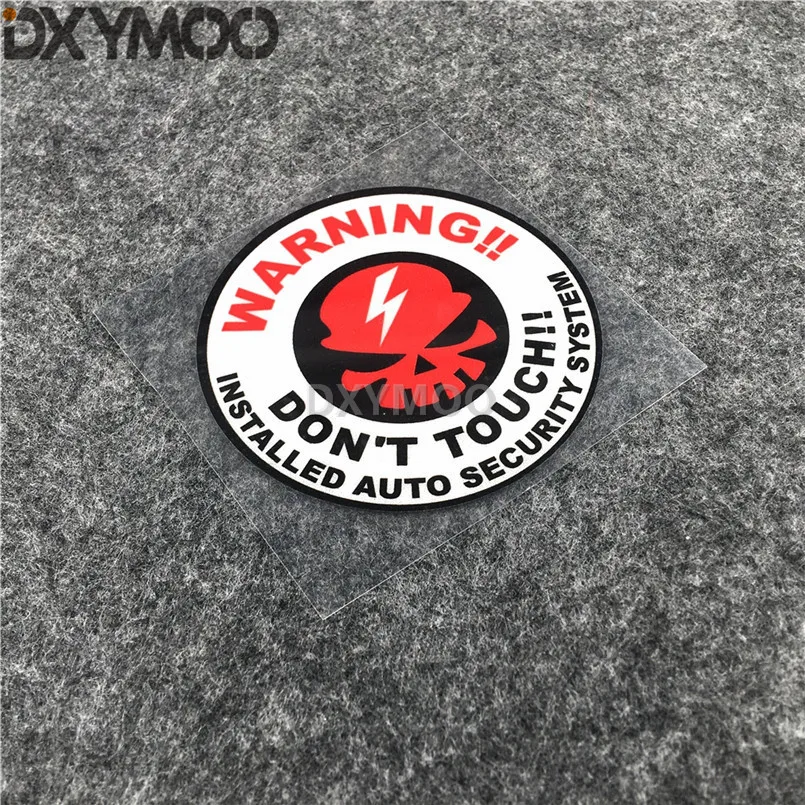 Автомобильный Стайлинг Виниловая наклейка Предупреждение ющая система