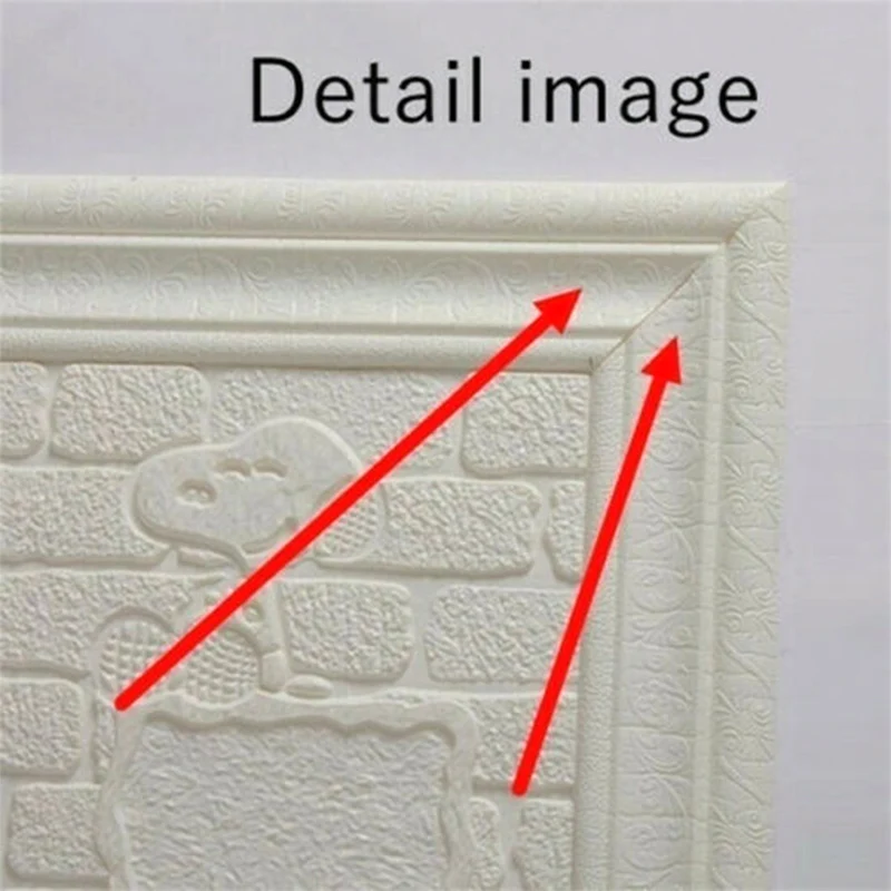 

Wall Trim Line Skirting Border 3D Pattern Sticker Decoration Self Adhesive Durable Waterproof Strip L5