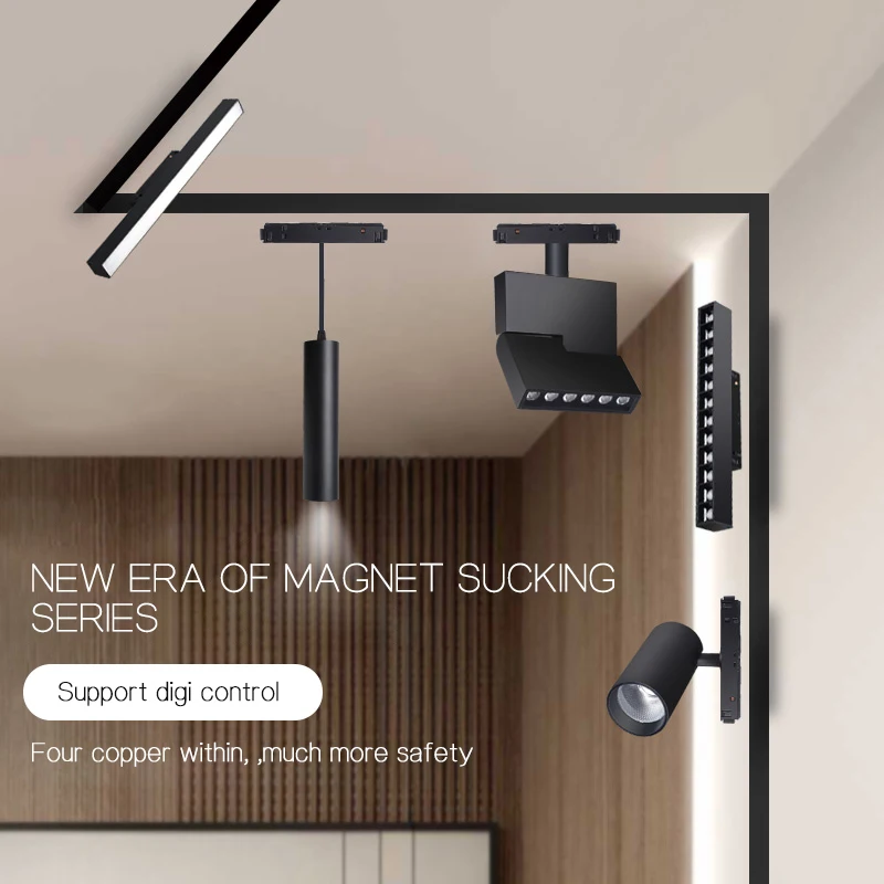 Магнитный светодиодный светильник для магазина светильники трека ing s системы