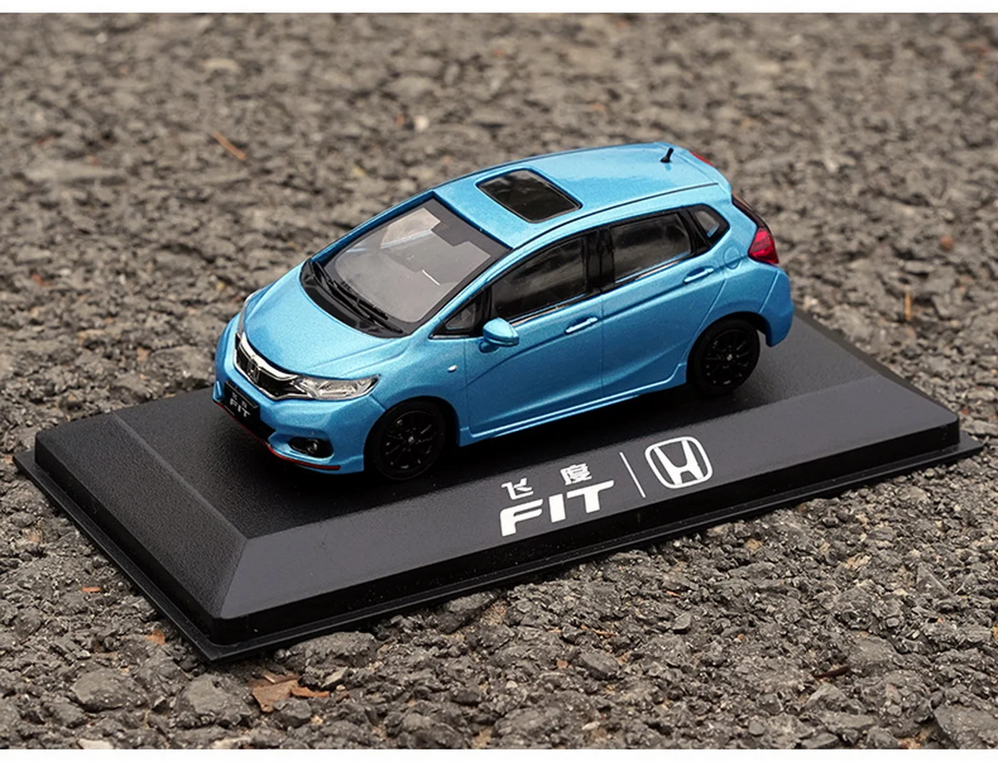 1/40 масштаб Honda Fit Sport 2020 синяя литая модель автомобиля коллекция игрушек подарок