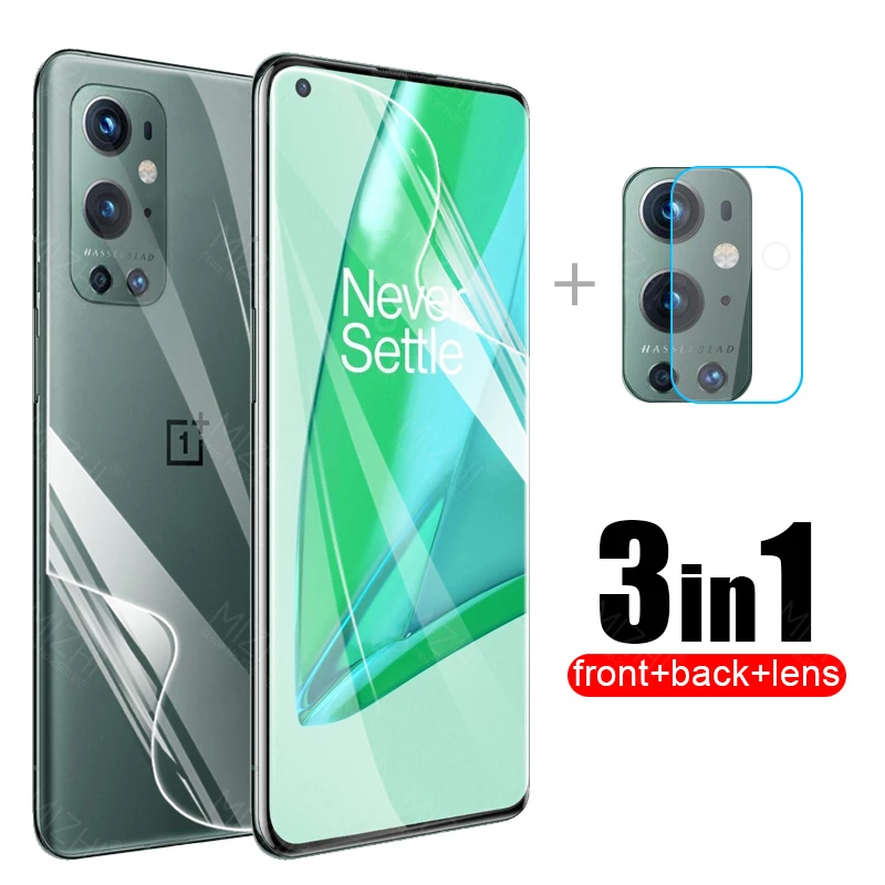 Гидрогелевая пленка для oneplus 9 pro one plus 1 + 9|Защитные стёкла и плёнки телефонов| |